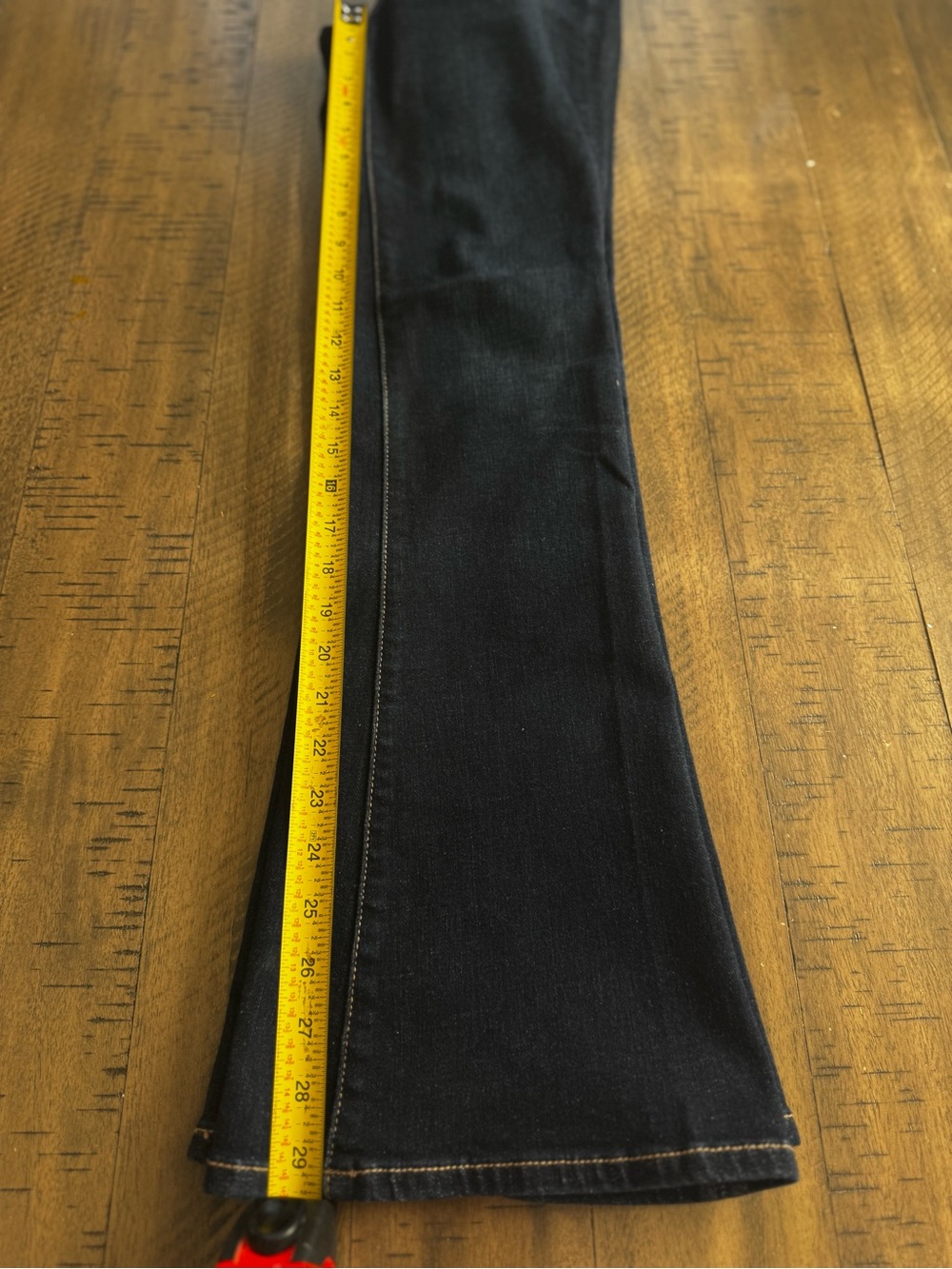 American Eagle Outfitters Dark Blue Flare Jeans - Picture 9 of 13